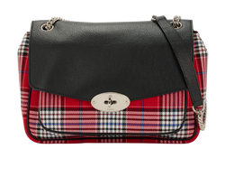 Tartan Darley, Fabric/Leather, Black/Red, MIE, DB, 3*